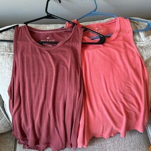 AERIE Flowy Tank tops - TWO